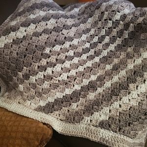 Hand crochet blanket